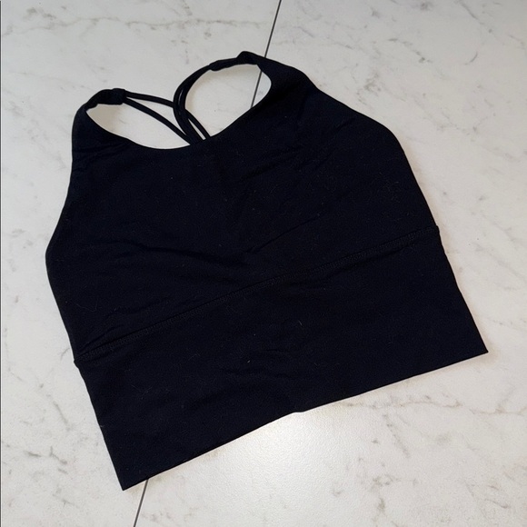 Longline sports bra - black - size medium - Picture 2 of 5